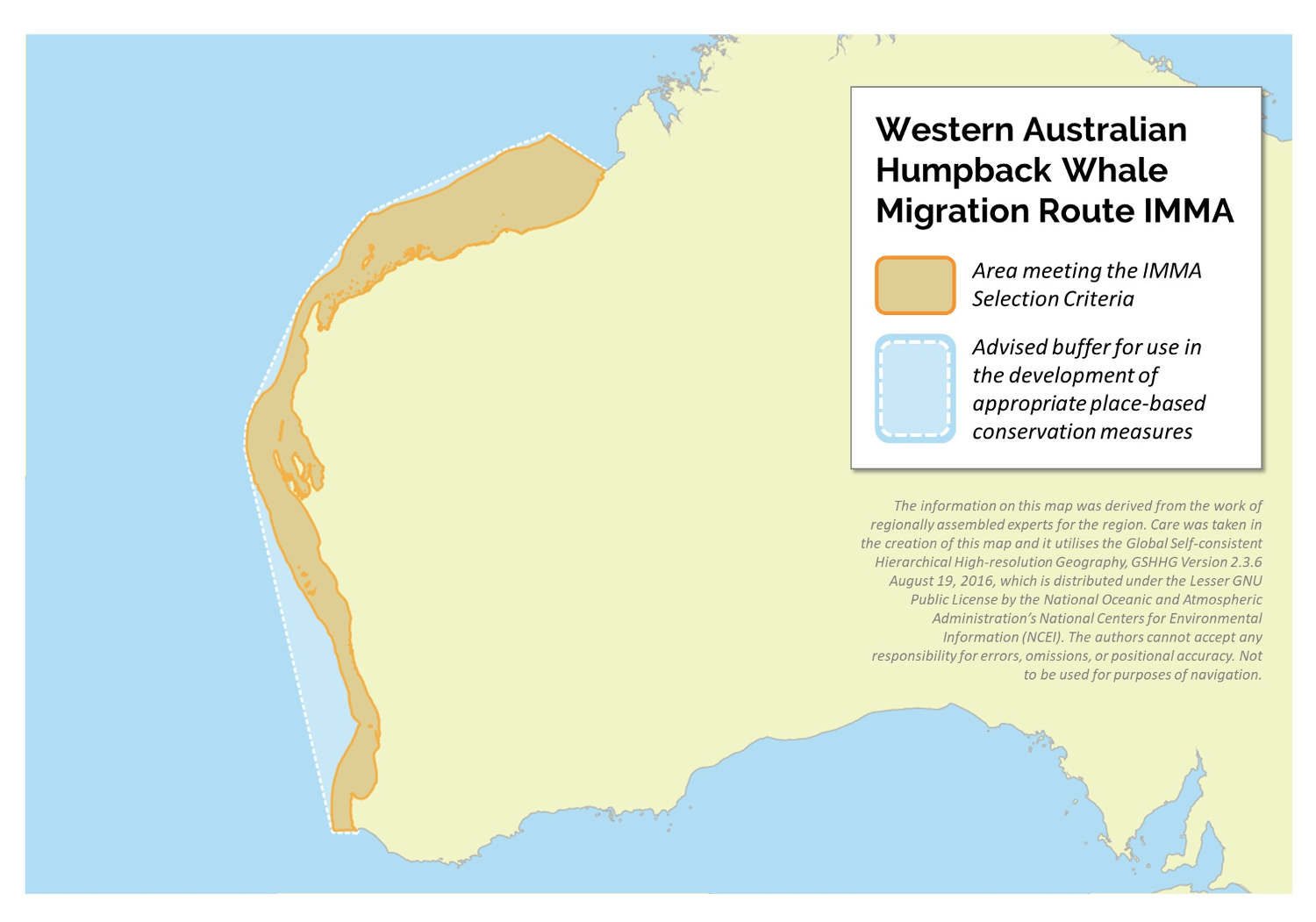 Western Australian Humpback Whale Migration Route IMMA - Marine Mammal